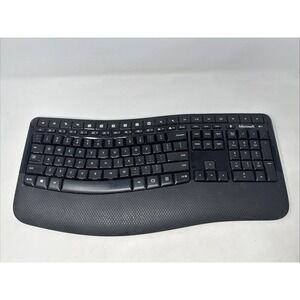 Microsoft Wireless Comfort Keyboard 5050 Model 1728 No Receiver‎ Tested